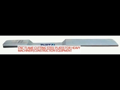 CNC شعله برش صفحات فولادی برای ماشین آلات سنگین، تجهیزات ساختمانی